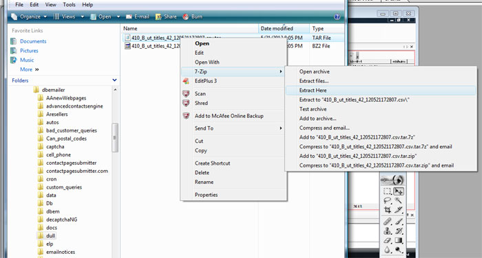 Extract to a..csv File Extract to a..csv File